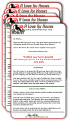 Horse Quote Emails