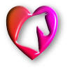 horse head clip art - My Heart