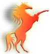 rearing horse clip art - Reaching for the Stars